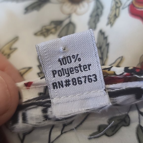 Womens Floral Sun Dress Sleeveless Sexy Lace Up Front Thread Story Medium - Picture 6 of 9